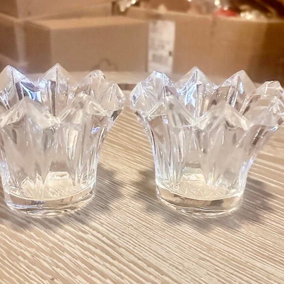 Set of 2 vintage glass - Picture 1 of 2